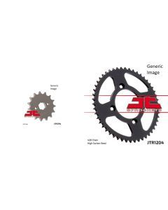 Front and Rear Steel Sprocket Kit for OffRoad HONDA CRF100F 2004-2013