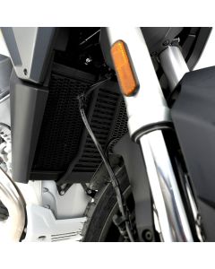 R&G Racing Matt Black PRO Radiator Guard For 2024-2024 Moto Guzzi Stelvio