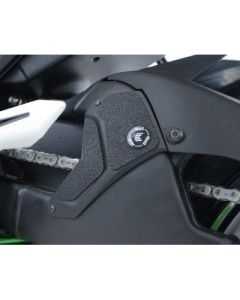 R&G Racing Black Boot Guard Kit For 2015-2020 Kawasaki Ninja H2 ZX1000
