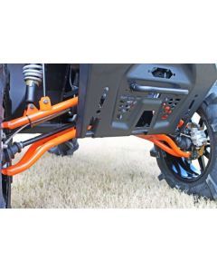 High Lifter Front Forward Upper And Lower Satin Black Control Arms With Ball Joints For Polaris Models MCFFA-RNG1-B1-BJI