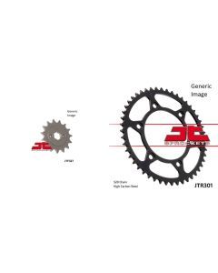 Front and Rear Steel Sprocket Kit for OffRoad HONDA XR250R 1990-1995
