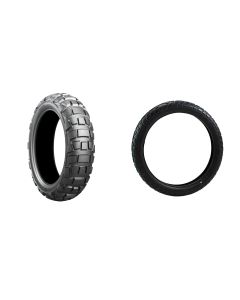 Bridgestone Battlax Adventurecross AX41 Tire Pair For Kawasaki KLR650 87-18