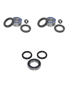 QUADBOSS Front and Rear Wheel Bearing Kits for Yamaha YFM700R Raptor 2006-2012
