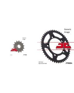 JT SPROCKETS Front and Rear Steel Sprocket Kit for OffRoad KTM 65SX 2003