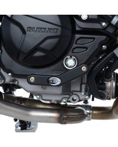 R&G Racing Black Engine Case Sliders RHS For 2016-2018 Suzuki SV650 Unfaired