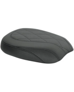 Mustang Wide Tripper Rear Seat Black Diamond 12-17 Harley Davidson Softail Slim