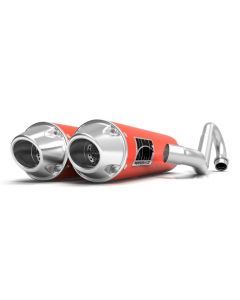 HMF Muffler Can-Am Renegade 500/850 12-22 Can-Am Red Performance Dual Full System Exhaust Euro End Cap