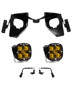 Baja Designs Fog Pocket Light Kit Squadron Series SAE Pattern Baja Amber Lens 447535