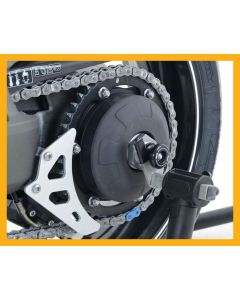 R&G Spool Style Rear Axle Sliders / Protectors For Triumph Speed Triple / R / S