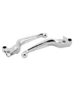 Biker's Choice Dual Slotted Lever - 053525 Pair Chrome