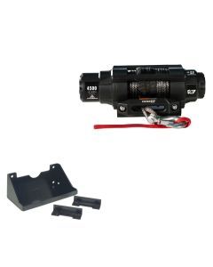 Viper 4500lbs V3 Winch Black Rope With Mount For Kawasaki Mule PRODXT DX 2015-2018