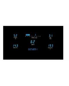 Dakota Digital VFD3-1007 Universal 3.8" x 8.1" Rectangle Gauge Instrument System