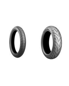 Bridgestone Battlax Adventurecross Scrambler AX41S And T33 Tire Pair For Ducati Scrambler Sixty2 2017