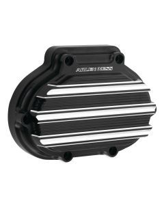 Arlen Ness 10 Gauge Gloss Black Transmission Side Cover Harley 07-16 Twin Cam