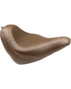 Mustang Wide Tripper Solo Seat Smooth Brown For Harley-Davidson Softail Slim FLSL 107 2018-2021 83050