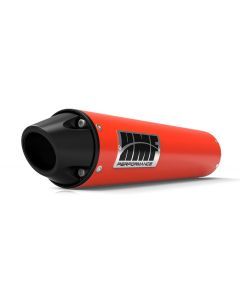 HMF Muffler Can-Am Outlander 1000 MAX 13-24 Can-Am Red Performance Slip On Exhaust Black Euro End Cap
