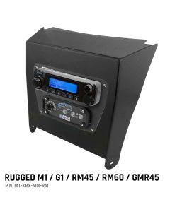 Rugged Radios Kawasaki KRX Multi-Mount Kit for M1 / G1 / RM45 / RM60 / GMR45 Radio and Rugged Intercom