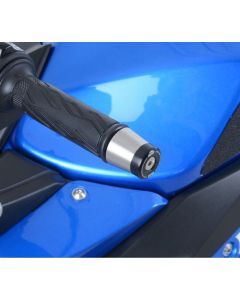 R&G Racing Black Bar End Sliders For 2018-2020 Suzuki GSX250R BE0114BK