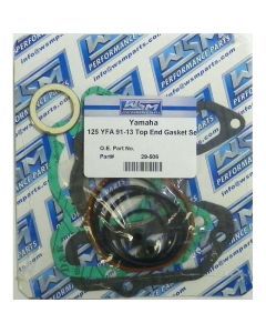 WSM Top End Gasket Kit For Yamaha 125 Breeze / Grizzly 89-13 29-506