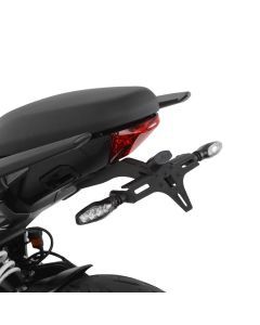 R&G Racing Black Tail Tidy License Plate Holder For 2022-2024 Triumph Tiger 660 Sport
