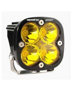 Baja Designs Auxiliary LED Light Pod Each Squadron Sport Series Spot Pattern Baja Amber Lens Universal 550011