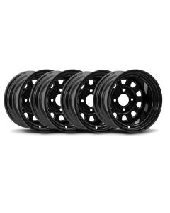 ITP Set of Four Delta Steel Wheels 12x7 4/4 2+5