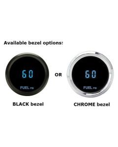 Dakota Digital Round High Resolution Fuel Pressure Gauge Blue Display SLX-10-2