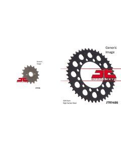 Front & Rear Sprocket Kit for Street KAWASAKI EX250 Ninja 1986-1987