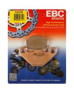 EBC 1 Pair Sintered R Series Heavy-Duty Brake Pads MPN FA372R