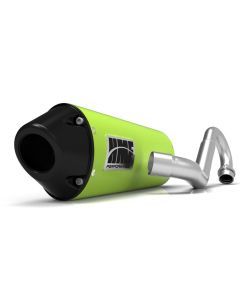 HMF Muffler Yamaha YFZ 450R-X 09-25 Venom Green Performance Full System Exhaust Black Euro End Cap Side Mount