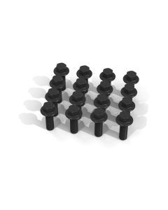 Bullite 16 Piece Black Beadlock Ring Bolt And Insert Kits