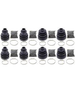 Complete Front & Rear Inner & Outer CV Boot Repair Kit BRUTUS HD PTO 13-15