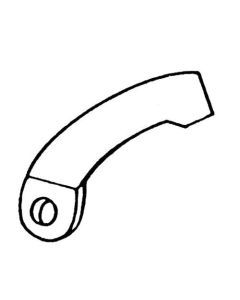 Certified Parts 213370A1  A-9 Cam Arms End Black 44.8 Grams Sold Each