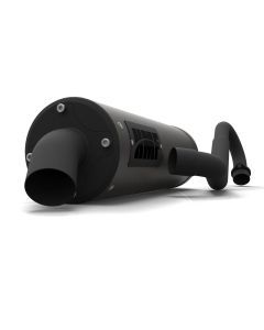 HMF Muffler Arctic Cat Wildcat XX 18-24 Gun Metal Titan-QS Full System Exhaust Blackout End Cap