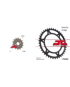 Front and Rear Steel Sprocket Kit for OffRoad HONDA XL250R 1984-1987