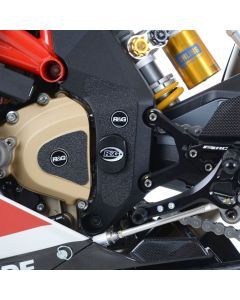 R&G Racing Black Boot Guard Kit For 2010-2018 MV Agusta F4