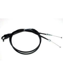 Motion Pro Black Vinyl Push - Pull Throttle Cable Set For Yamaha Rhino 700 2009