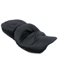 Mustang Standard Touring Passenger Seat With Backrest Black For Harley-Davidson Street Bob 2018-2021 79495