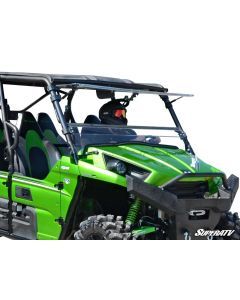 SuperATV Kawasaki Teryx 750 / 800 2012-2015 Scratch Resistant Flip Windshield FWS-K-TRX4-002-70