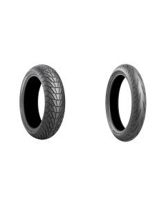 Bridgestone Battlax Adventurecross Scrambler AX41S And S23 Tire Pair For Triumph Speed Triple R / RS / S 2016