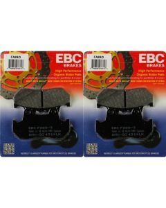 EBC Brake Pad Rear Kit FA69/3 for Honda Gold Wing 1200/I/A (5MM Rotor) 1984-1985