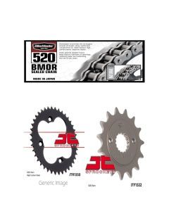 520 BMOR Chain, Front & Rear Sprocket Kit for HONDA TRX400EX FourTrax 1999-2000