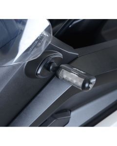 R&G Racing Black Front Indicator Adapter Kit For 2018-2020 Honda NC750X