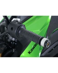 R&G Racing Black Bar End Sliders For 2016-2018 Kawasaki Z125