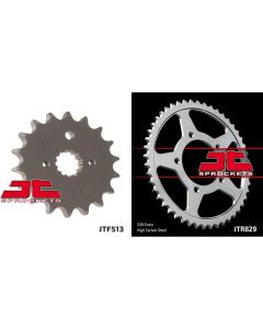 Front & Rear Sprocket Kit for SUZUKI GSX-R600 W N,P-USA 92-93 JT Sprockets