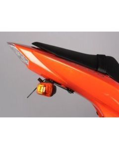 R&G Racing Black Tail Tidy License Plate Holder For 2007-2008 Kawasaki Z1000