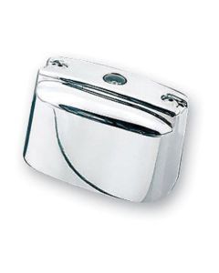 Kuryakyn Chrome Deluxe Rear Brake Master Cylinder Cover Harley Touring Softail