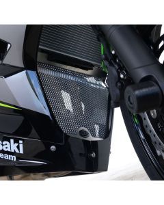 R&G Racing Black Downpipe Grill For 2018-2020 Kawasaki Ninja 250