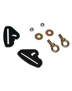 DragonFire Racing Quick-Release Snap Hook Harness Tab Kit - 3" - 14-0090