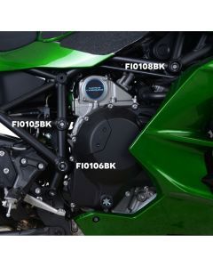 R&G Racing Black Frame Plug Middle For 2015-2020 Kawasaki Ninja H2 ZX1000